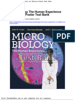 Dwnload Full Microbiology The Human Experience 1st Edition Foster Test Bank PDF