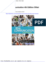 Dwnload Full Real Communication 4th Edition Ohair Test Bank PDF