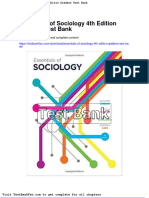 Dwnload Full Essentials of Sociology 4th Edition Giddens Test Bank PDF