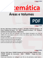 Matemática: Áreas e Volumes