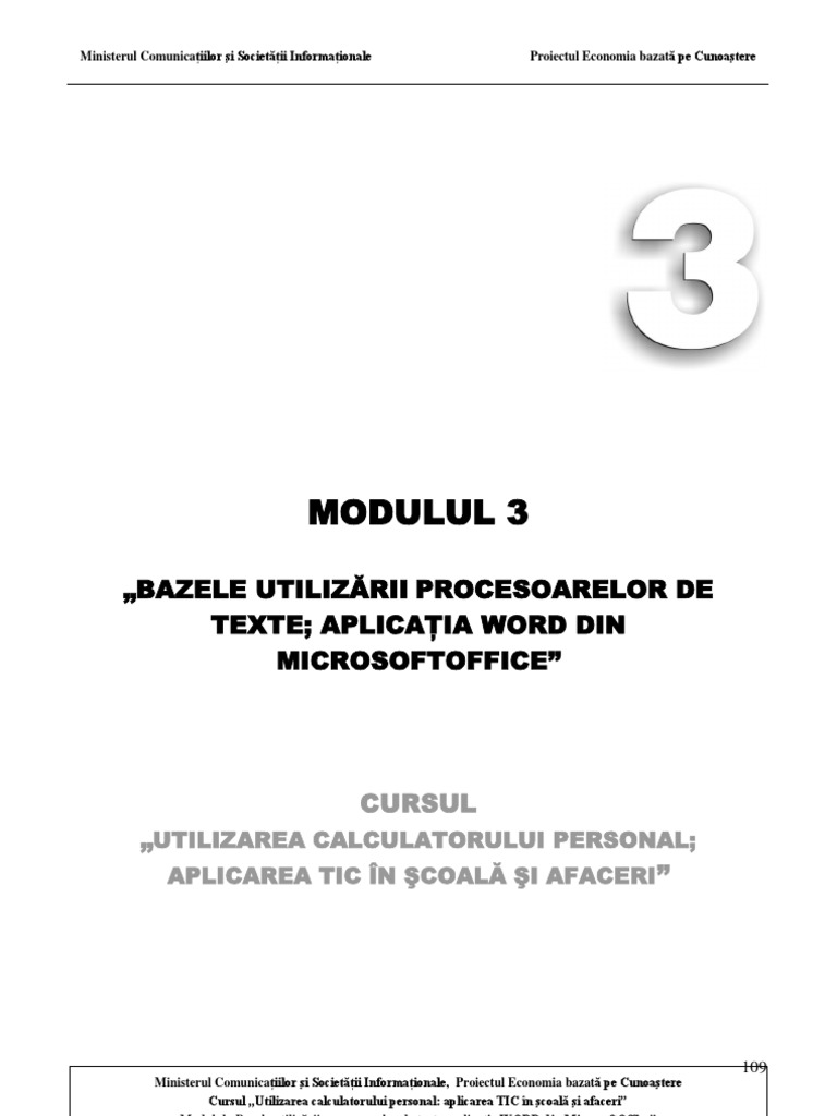 Modul 3 Word XP | PDF