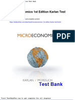 Dwnload Full Microeconomics 1st Edition Karlan Test Bank PDF