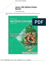 Dwnload Full Microeconomics 13th Edition Parkin Solutions Manual PDF