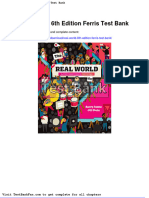 Dwnload Full Real World 6th Edition Ferris Test Bank PDF