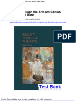Dwnload Full Reality Through The Arts 8th Edition Sporre Test Bank PDF