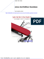 Dwnload Full Microeconomics 2nd Edition Goolsbee Test Bank PDF