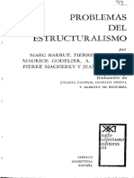 Marc Barbut, Pierre Bourdieu, Maurice Godelier, Pierre Macherey - Problemas Del Estructuralismo-Siglo XXI (1967)