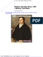 Dwnload Full History of Western Society Since 1300 12th Edition Mckay Test Bank PDF