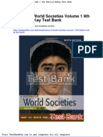 Dwnload Full History of World Societies Volume 1 9th Edition Mckay Test Bank PDF