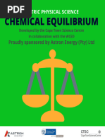 Physical Sciences Revision Chemical Equilibrium