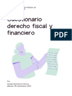 Derecho Fiscal y Financiero