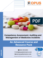 OPUS Competency Assessment, Auditing & Managing Medicines Online Interactive Workbook
