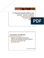 2 - Representação Ponto Recta Plano