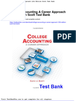 Dwnload Full College Accounting A Career Approach 12th Edition Scott Test Bank PDF