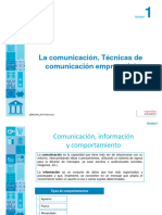 Presentación T1-La Comunicación Empresarial