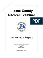 Alpena County Medical Examiner Reports 2023 and 2022