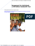 Dwnload Full Resource Management For Individuals and Families 5th Edition Goldsmith Test Bank PDF