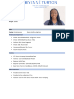 Cheyenne Resume