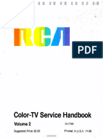 RCA Color TV Service Handbook Vol 2 1968