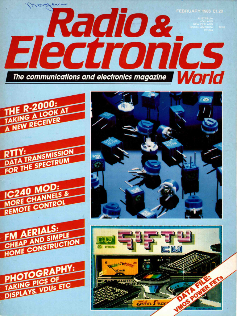 R&EW 1986 02revista | PDF | Electronics | Electrical Engineering