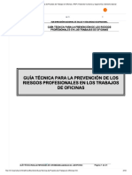 CSS - Guia Tecnica de Puestos de Trabajo - Factores Humanos y Ergonomía Derecho Laboral - Organized