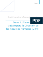 Tema 4 Mercado de Trabajo para Direccion de RRHH