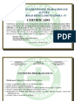 NR-35 Certificado Da Empresa - Lucas Matheus Braga de Oliveira