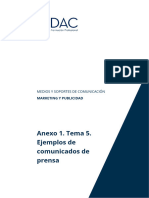 Anexo. Medios y Soportes de Comunicación. Tema 5