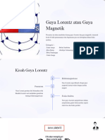 Gaya Lorentz Dan Gaya Magnetik