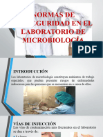 Normas de Bioseguridad en El Laboratorio de Microbiología
