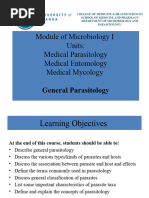 Introduction To Medical Parasitology