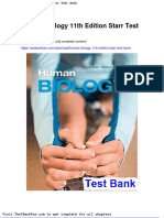 Dwnload Full Human Biology 11th Edition Starr Test Bank PDF