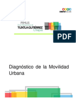 1.2. Diagnóstico de La Movilidad Urbana (PIMUS ZM TUXTLA GTZ