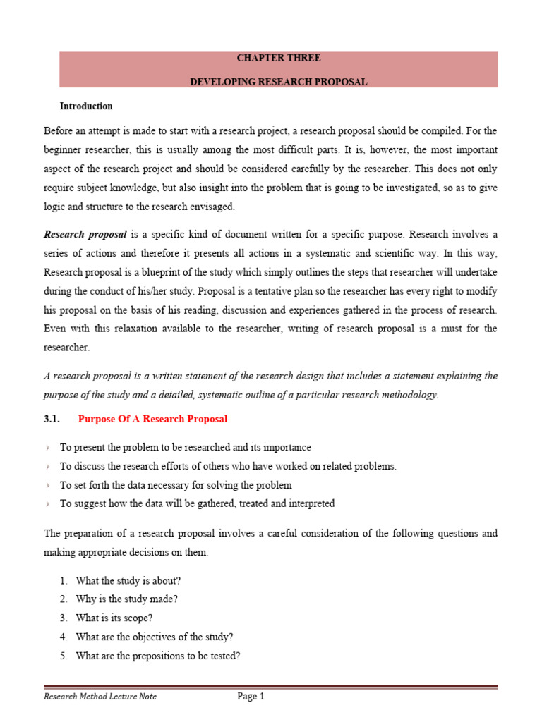 Research - CH 3 | PDF