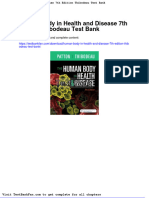 Dwnload Full Human Body in Health and Disease 7th Edition Thibodeau Test Bank PDF