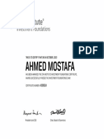 Cfa Certificate
