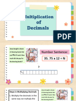 Multiplication of Decimals