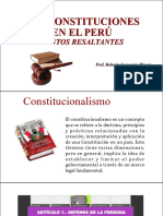 Las Constituciones en El Perú 2023
