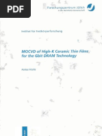 Download MOCVD of high-k ceramic thin films for the Gbit DRAM technology - Dissertation by Fotis Fitsilis SN70125911 doc pdf