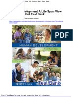 Dwnload Full Human Development A Life Span View 7th Edition Kail Test Bank PDF