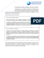 Enfoques de la enseñanza y el aprendizaje en el Programa