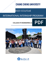 National Chung Cheng University: 2023 Ccu/Coe International Internship Program