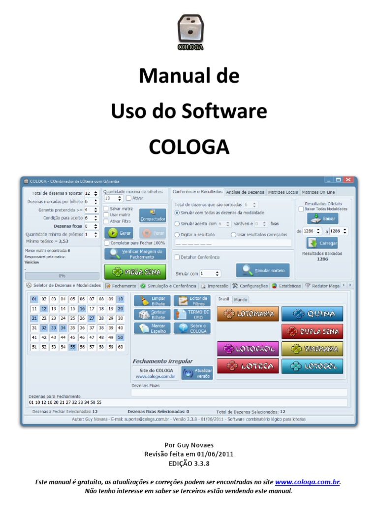 Manual do Software COLOGA | PDF | Programas | Computação e Tecnologia ...
