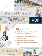Music of Classical Period