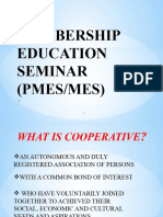 Pre-Membership Education Seminar (Pmes)