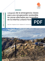 PP Recuperación Tras Incendios en Interfaz Urbano Forestal