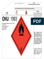 Rotulo NBR 14725 (PT) - Mistura Demonstracao Produto Químico - Modelo 1 Por Folha (27cmx19cm) Sem QR Code