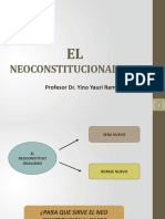 El Neoconstitucionalismo