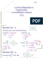 SL3.5 Angles of Any Magnitude Consolidation Class Notes