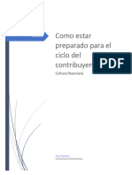 Como Estar Preparado para El Ciclo Del Contribuyente